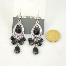 時尚黑色耳環 2014新款韓國女款首飾品批發指南